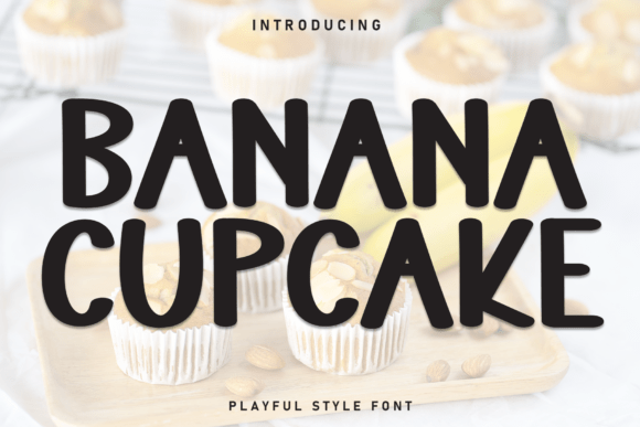 Banana Cupcake Font - Featured Image