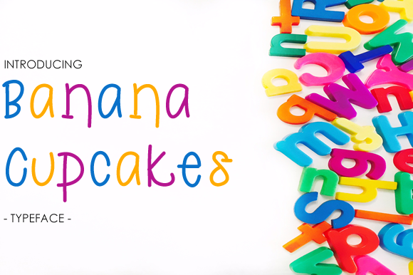 Banana Cupcakes Font - Featured Image