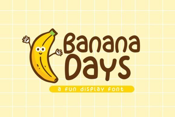 Banana Days Font - Featured Image
