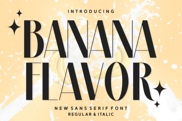 Banana Flavor Font - Featured Image