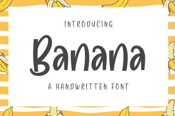Banana Font - Featured Image