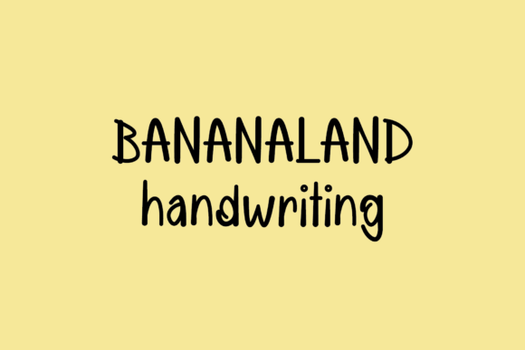 Banana Land Font - Featured Image