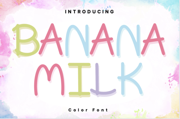 Banana Milk Font - Featured Image
