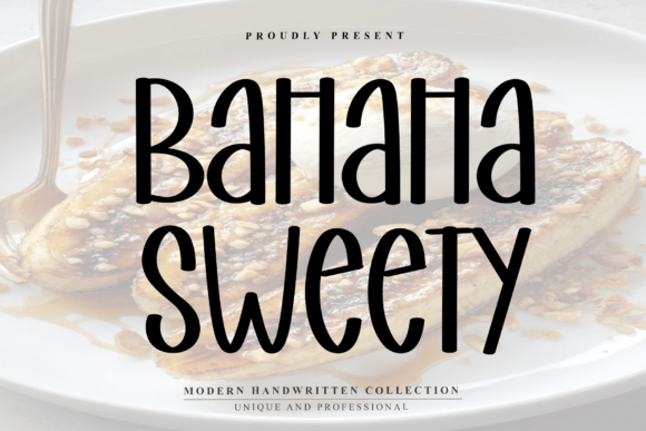 Banana Sweety Font - Featured Image