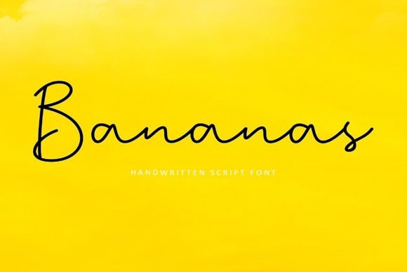 Bananas Font - Featured Image