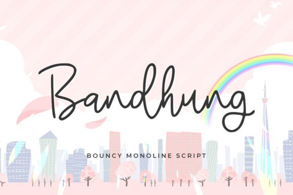 Bandhung Font - Featured Image