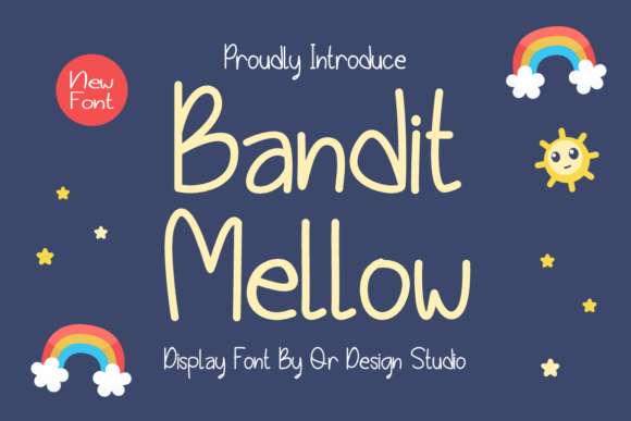 Bandit Mellow Font - Featured Image