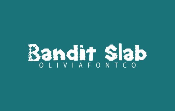 Bandit Slab Font - Featured Image