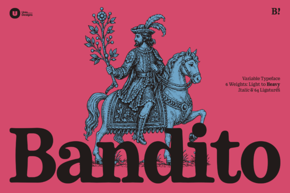 Bandito Font - Featured Image