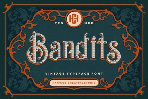 Bandits Font - Featured Image