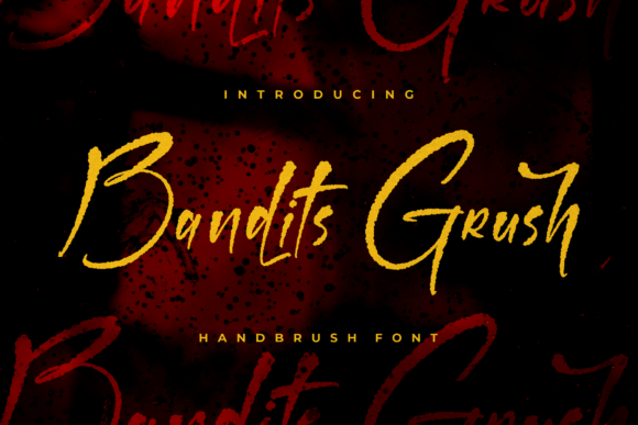 Bandits Grush Font - Featured Image
