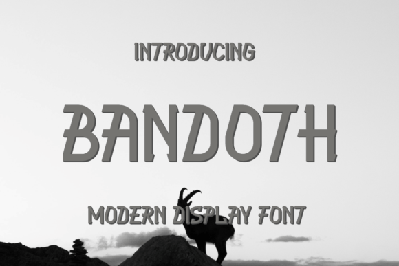 Bandoth Font - Featured Image