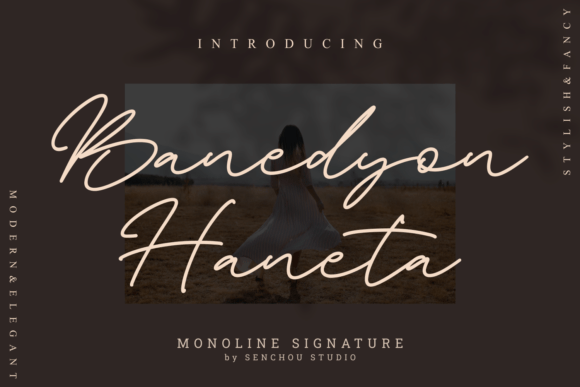 Banedyon Haneta Font - Featured Image
