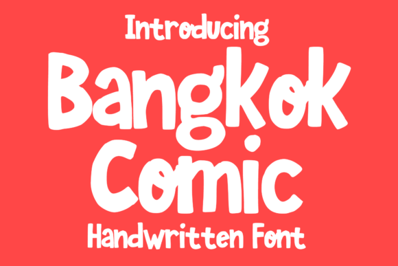 Bangkok Comic Font - Featured Image