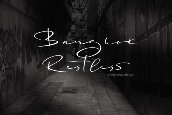 Bangkok Restless Font - Featured Image