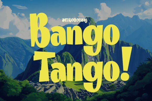 Bango Tango Font - Featured Image