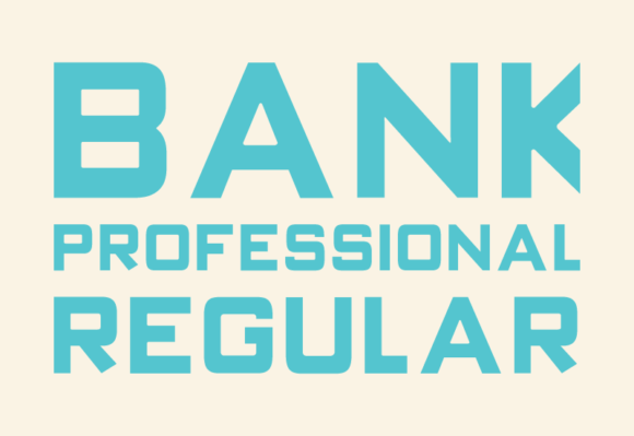 Bank Professional Regular Font - Featured Image
