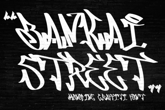 Bankai Street Font - Featured Image