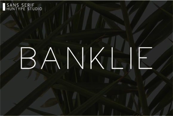 Banklie Font - Featured Image