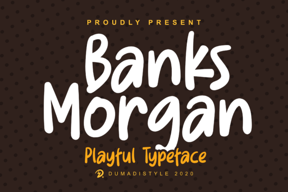 Banks Morgan Font - Featured Image