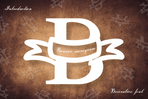 Banner Monogram Font - Featured Image