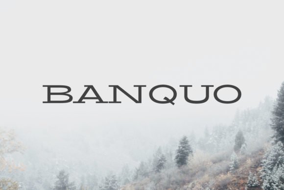 Banquo Family Font - Featured Image