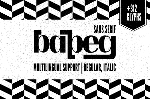 Bapeg Font - Featured Image