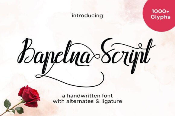 Bapelna Script Font - Featured Image
