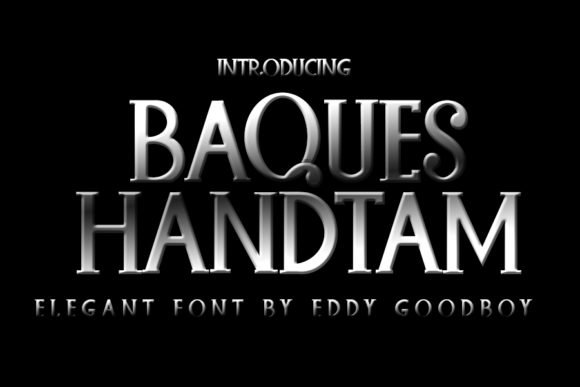 Baques Handtam Font - Featured Image