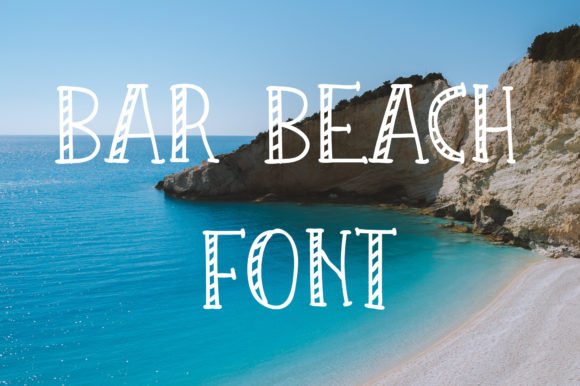Bar Beach Font - Featured Image