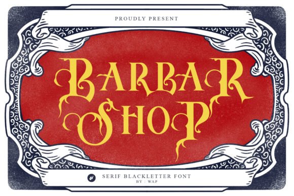 Barbar Shop Font - Featured Image
