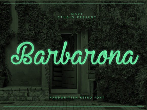 Barbarona Font - Featured Image