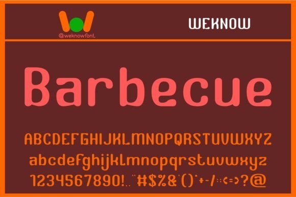 Barbecue Font - Featured Image