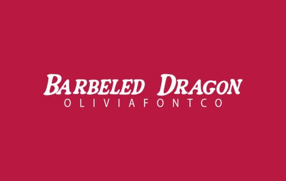 Barbeled Dragon Font - Featured Image