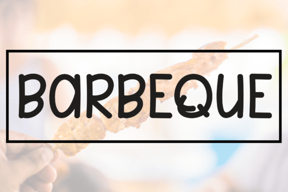 Barbeque Font - Featured Image