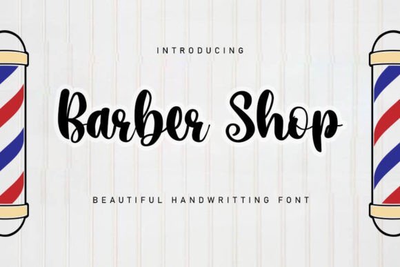 Barber Shop Font - Featured Image