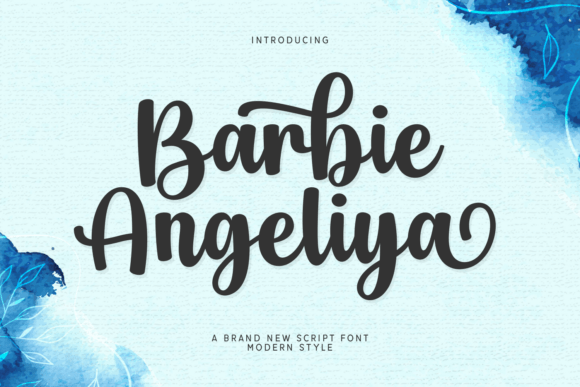 Barbie Angeliya Font - Featured Image