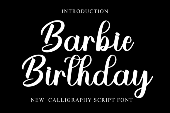Barbie Birthday Font - Featured Image