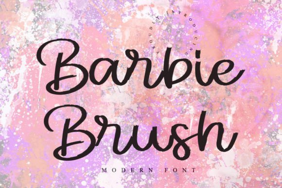 Barbie Brush Font - Featured Image
