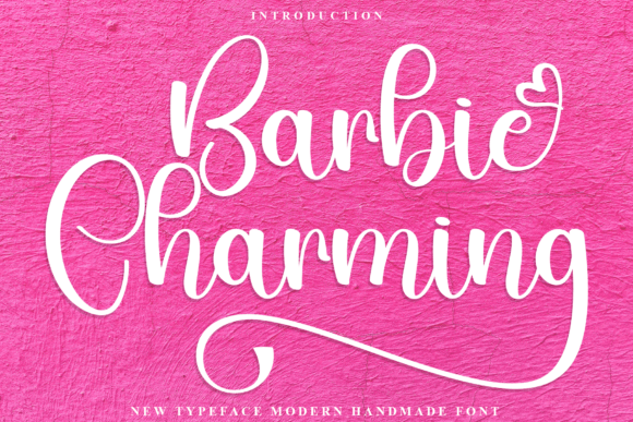 Barbie Charming Font - Featured Image