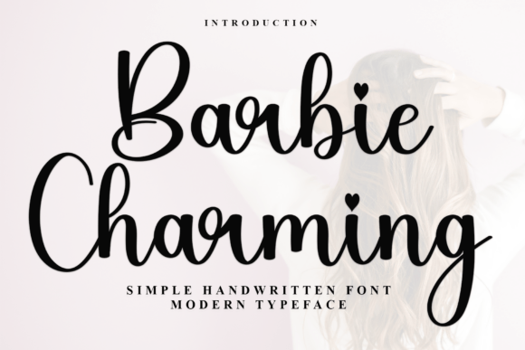 Barbie Charming Font - Featured Image
