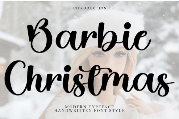 Barbie Christmas Font - Featured Image