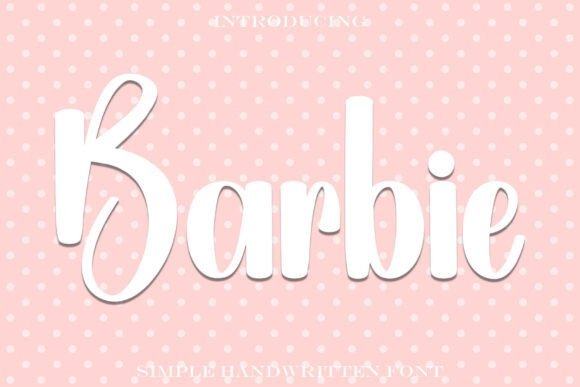 Barbie Font - Featured Image