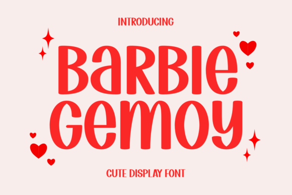 Barbie Gemoy Font - Featured Image