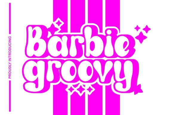 Barbie Groovy Font - Featured Image
