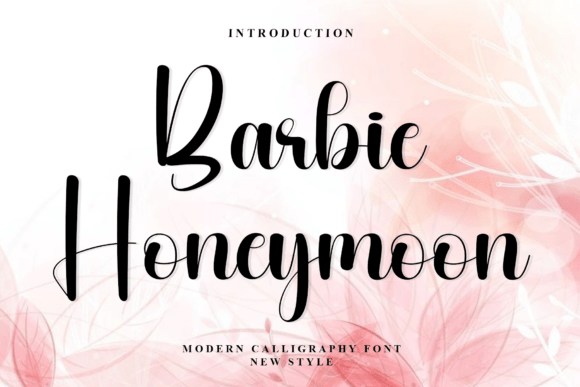 Barbie Honeymoon Font - Featured Image