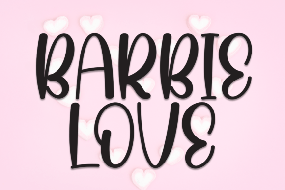 Barbie Love Font - Featured Image
