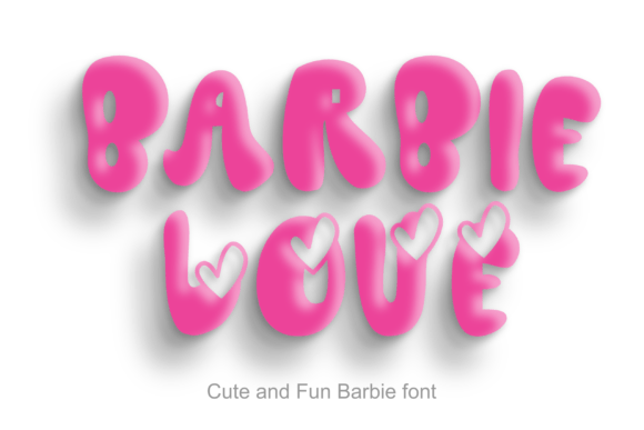 Barbie Love Font - Featured Image