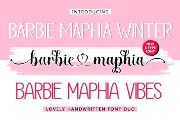 Barbie Maphia Font - Featured Image