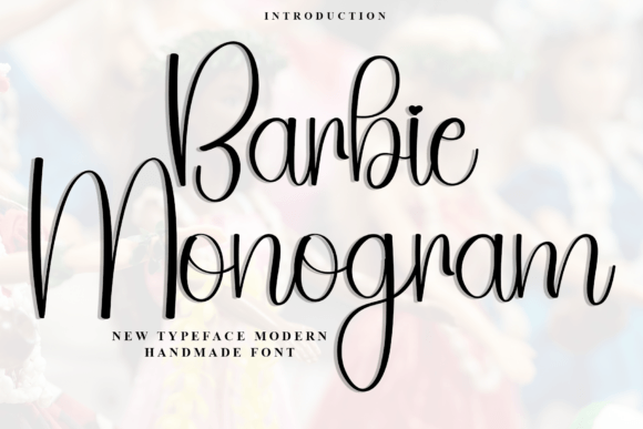 Barbie Monogram Font - Featured Image